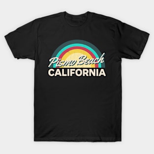 Pismo Beach California Vintage Sunset T-Shirt